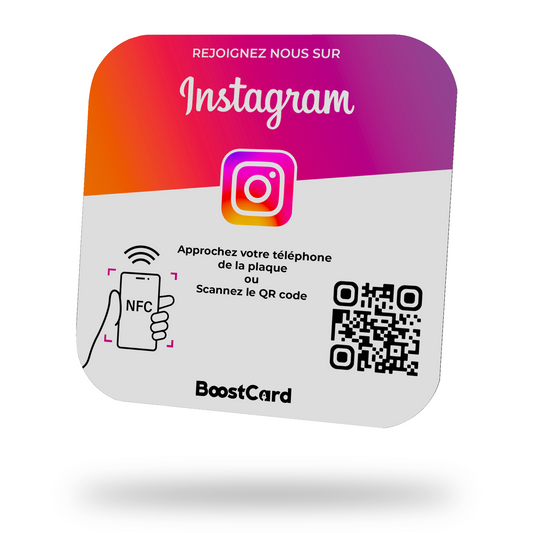 Plaque Connectée Instagram