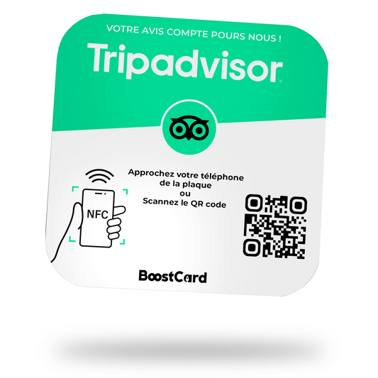 Plaque Connectée Tripadvisor